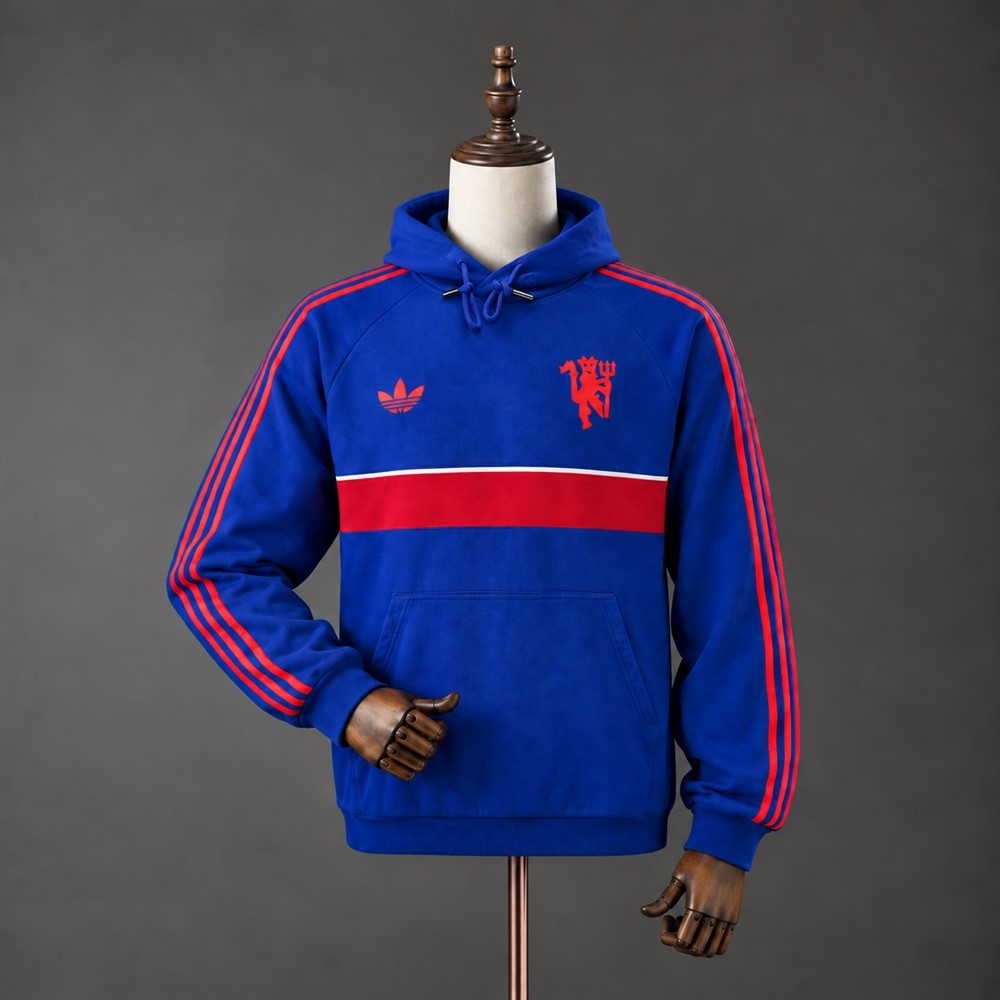 Sudadera con Capucha M-U 2026-2027 Azul